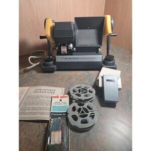 Vintage Mansfield Reporter 8mm Film Movie Action Editor Model #650 & Dry Splicer